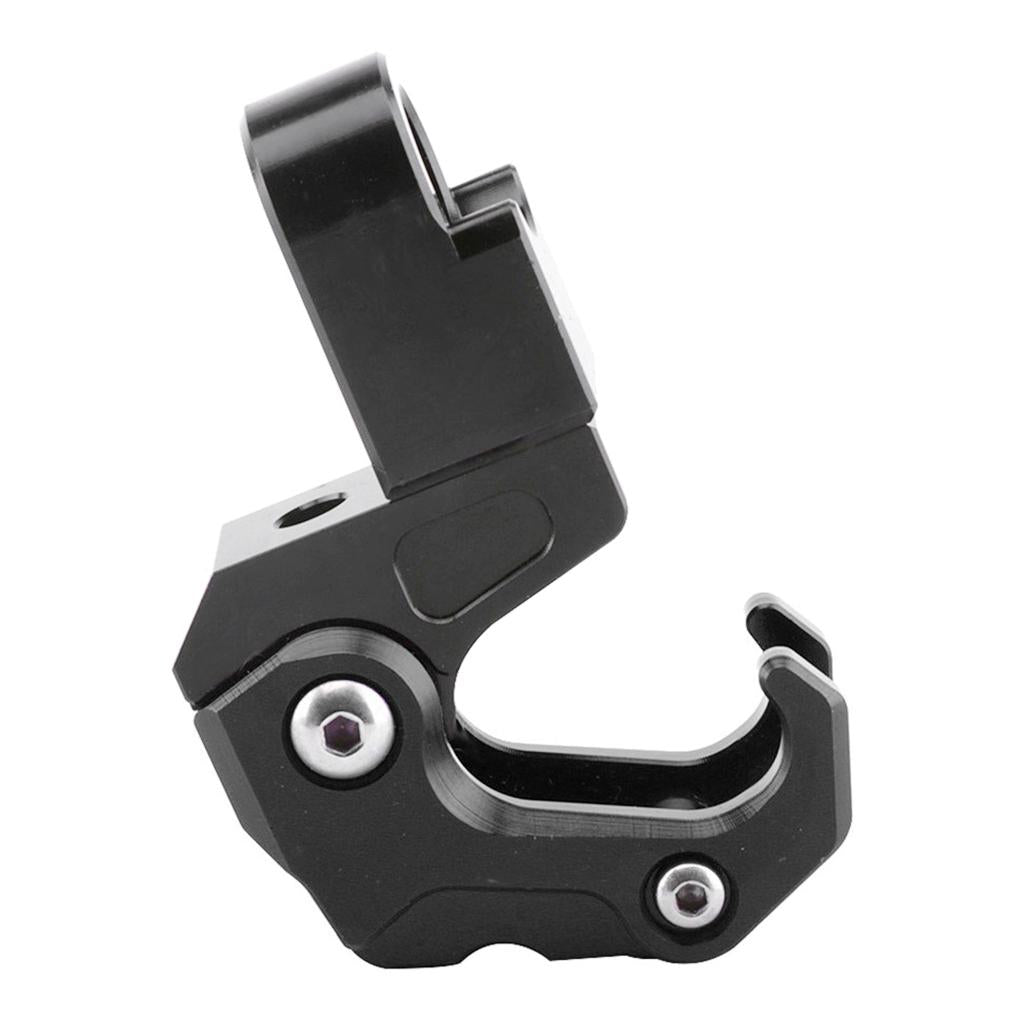 Max Maxb CNC Alloy Folding Hanger Hook Buckle For Honda All New Forza 300 2018 Gray