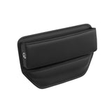 Maxbell Car Seat Gap Organizer Storage Box PU Leather Anti Scratch Durable Universal Black
