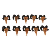 Maxbell 10xReptile Terrarium Landscaping Animal Skull DIY Aquarium Decoration Goat