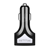 Maxbell QC3.0 Universal Dual Port LED USB Smart Car Quick Charge Adapter Black