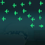 Maxbell Glow In The Dark Stickers Children's Room Ceiling Wall Decor 15x Aircraft
