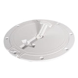 Maxbell 8.4'' Deck Plate Hatch Cover Detachable Non Slip for Marine Yacht White