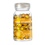 Maxbell Hair Vitamin Serum Capsule with Vitamins B5 Oil Repair Hair For Women orange