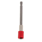 Maxbell 1Pc 1/4 Screwdriver Extension Quick Release Hex Shank Holder Drill Bit Red 100mm