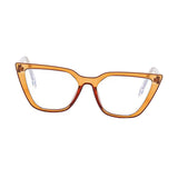 Maxbell Computer Eyewear Eyeglasses Blue Light Blocking Glasses for Women Teens Brown