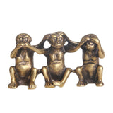 Maxbell Monkey Ornament Figurines Accessories Living Room Handmade Copper