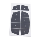 Maxbell Automobile Steering Wheel Button Stickers Interior for Porsche Cars