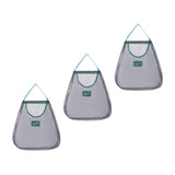 Maxbell Set of 3 Storag Mesh Bag Household for Fruits Vegetable Kitchen Camping D