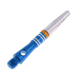 Max Aluminum Alloy 360 Degree Rotating Medium Dart Shaft Stem Accessories Blue