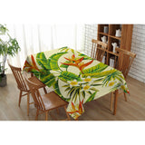 Max Tropical Plants Printed Table Cloth Floral Pattern Table Cover Rectangle-16