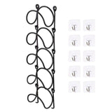 Maxbell Towel Holder Display Shelf Wrought Iron Wine Rack for Household Bathroom Bar