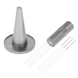 Maxbell Coffee Stirrer Barista Hand Distribution Tool with Stand Coffee Distributor Grey