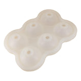Maxbell Round Ice Cube Ball Tray Silicone Sphere Mold Whiskey Cocktails Clear