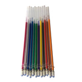 Maxbell 1 pack 0.8mm Colorful Glitter Ink Gel Pen Refills  12 colors glitter
