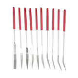 Max 10 Pieces Assorted Diamond Mini Riffler Needle Files Woodcraft Handy Files