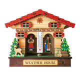 Max Wooden Decorative Ornament Temperature Humidity Meter Style02
