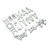 Maxbell 1/14 RC Cars Metal Spare Parts for 14301 14302 Accessory DIY Easy to Install Silver