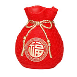 Maxbell Resin Flower Vases Tabletop Centerpieces Flower Pot Collection for Wedding Red