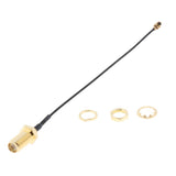 Max Antenna WiFi Pigtail Cable IPX to SMA Coaxial  Black 20cm