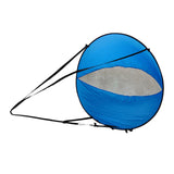 Maxbell Downwind Wind Sail Kit 42" Popup Kayak Wind Sail for Inflatable Boats Canoes blue