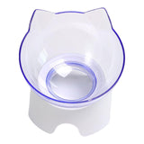 Maxbell Elevated Cat Food Bowls with Stand Dispenser Feeder Raised Dish Bowl Clear