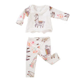 Maxbell Doll Pajamas Top Pants Clothes for American 18inch Dress up vicuna