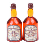 Maxbell 2 Pcs 1:12 Dollhouse Miniature Whiskey Wine Bottle Accessories Model Toy