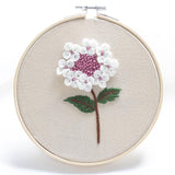 Max Beautiful 3D Flower Stumpwork Embroidery Kit for Beginners Chrysanthemum