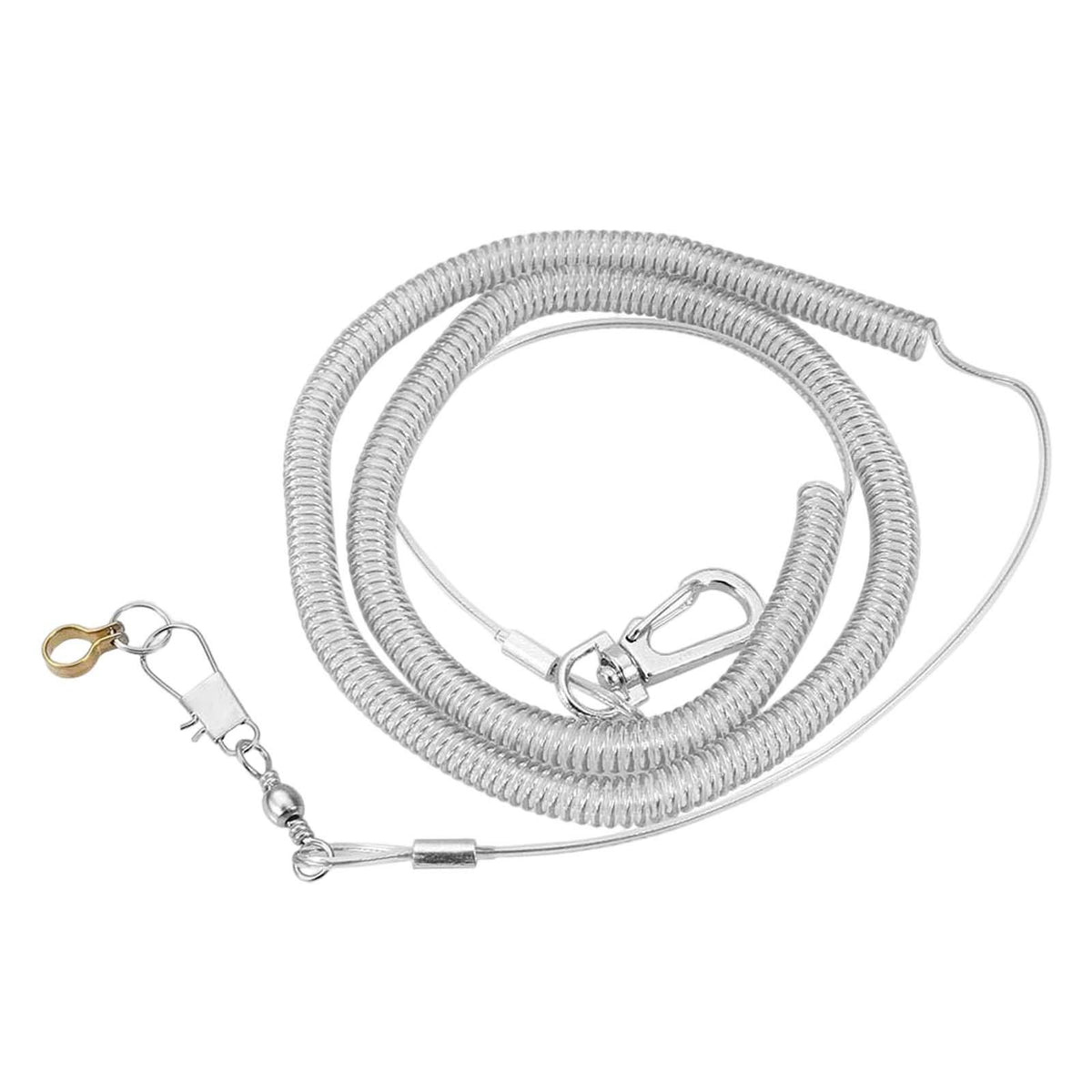 Maxbell Bird Harness Foot Chain Leash Kit Pet Durable Anti-Off for Outdoor Training 8.5MM+6M