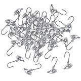 Max 50pcs Tumbler Lead Head Fishing Hooks Jig Bait for Soft Lure Fishinghook 7g