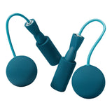 Maxbell Cordless Jumping Rope Gym Exercise Fitness Weighted Jump Rope for Kids Ball dia6.5cm Blue
