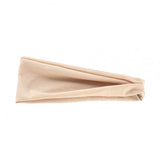 Maxbell Sports Headbands Wide Headbands Workout Headband for Men Exercise Travel Beige