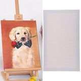 Max Blank White Canvas Board Wooden Frame For Oil Acrylic Painting 30x50cm