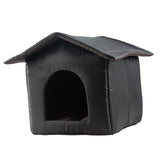 Maxbell Portable Stray Cats Shelter Weatherproof Tent Outdoor Feral Cats Warm House 40cmx38cmx35cm