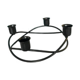 Maxbell Candle Holder Wedding Table Home Home Decor Candle Holder Party Metal Stand Black