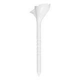 Maxbell 10 Degrees Golf Tees Golf Tees Rhombic for Outdoor Practice Golf Accessories white