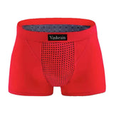 Maxbell Elastic Men Underwear Shorts Briefs for Boys Energetic Underpants XL Red
