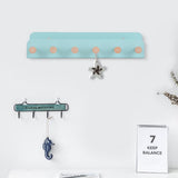 Max Iron Wall Mounted Shelf Home Storage Display Rack Blue