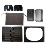 Maxbell Mini Alcohol Camping Stoves Folding Grill Burning Stoves for Fishing BBQ E