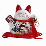Maxbell Lucky Cat Money Bank Saving Jar for Housewarming Home Decor Business Opening Style B
