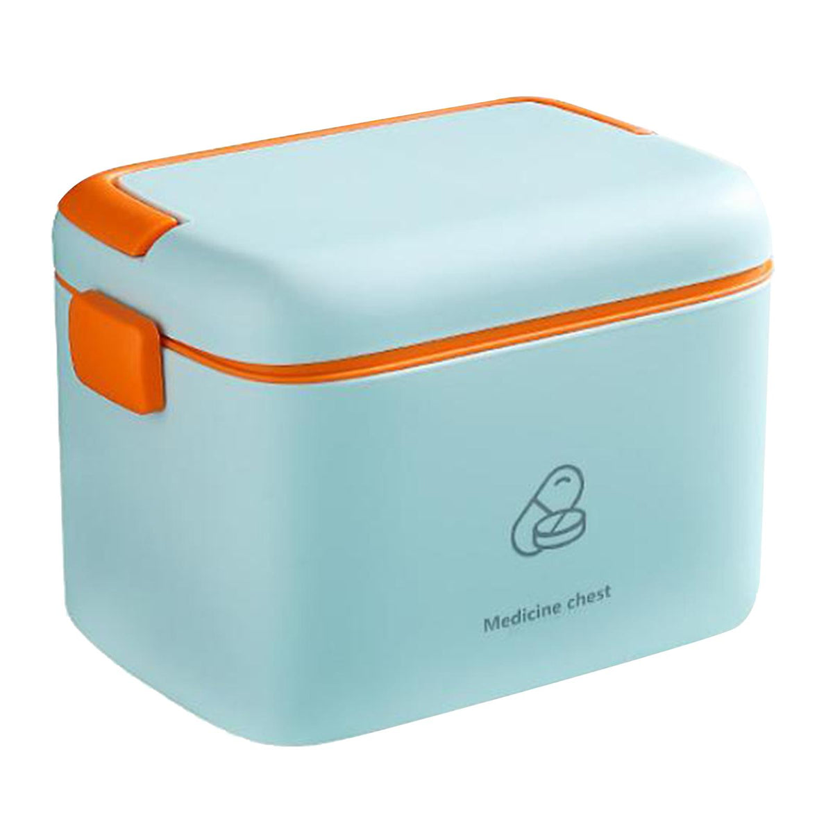 Maxbell Storage Box Case Classified for Cosmetic Daily Supplies Orange