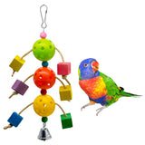 Maxbell Bird Parrot Toy Hanging Bell Pet Bird Cage Hammock Swing Hanging Toy Type 2