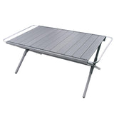 Maxbell Folding Camping Table Travel Table Roll up Camp Table for BBQ Balcony Garden