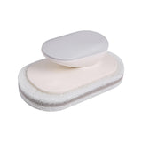 Maxbell Multi Function Handle Cleaning Brush Scrubber Sponge Brush for Cooker Hoods Gray