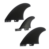 Maxbell 3Pcs Surfboard Fin Quick Release Surfing Fin for Accessory with Hole