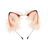 Maxbell Funny Animal Ears Headband Cosplay Photo Props Headwear Party for Halloween Orange