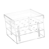 Maxbell Clear Acrylic Rose Flower Box Cut Flower Arranging Holder Gift Box 16 Holes