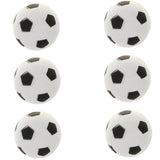 Maxbell 6 Pieces 2.4'' Mini EVA Football Sports Balls Kids Indoor Outdoor Toy White