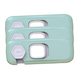 Maxbell Child Proof Locks Drawer Latches for Bedroom Cabinet Oven Water Dispenser Green