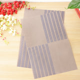 Max 2pcs PVC Rectangle Placemat Heat Insulation Pad Dining Table Mat Blue